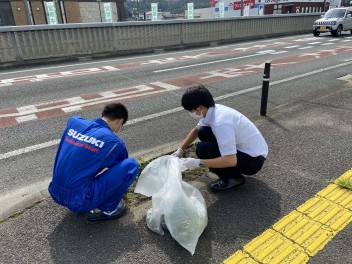 みなふく！清掃活動しました～！